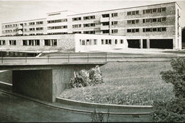 Blick von der Nordseite zur Notaufnahme (1967)