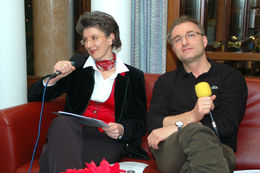 Dr. Cornelia Zenker-Wendlinger und Dr. Ulrich Schellenberger aus der Kreisklinik Berchtesgaden sprachen &uuml;ber Schmerzbehandlungen