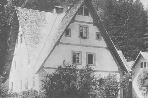 Das Doktorhaus am Doktorberg um 1900