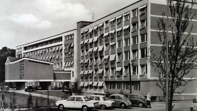 Das Städtische Krankenhaus nach seiner Neueröffnung 1967