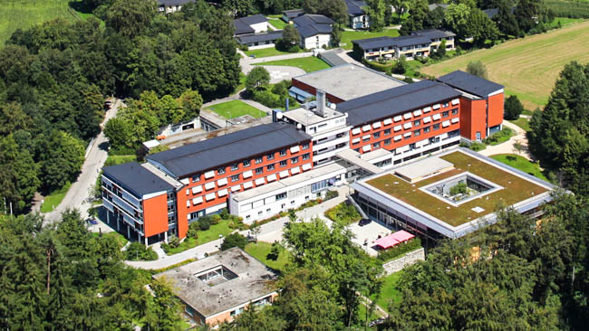 Die heutige Kreisklinik Trostberg