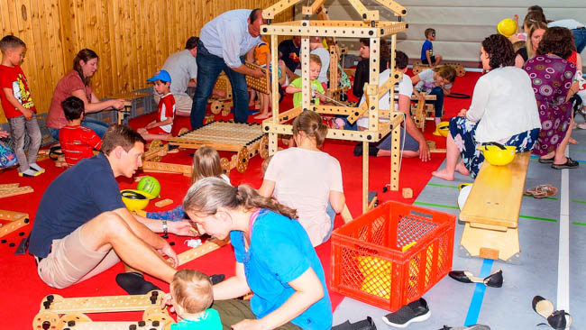 Spiel und Spaß gab es beim Familienfest des „Bunten Kreises“ für die Kinder, die die Nachsorgeeinrichtung in den vergangenen zehn Jahren betreut hatte. 