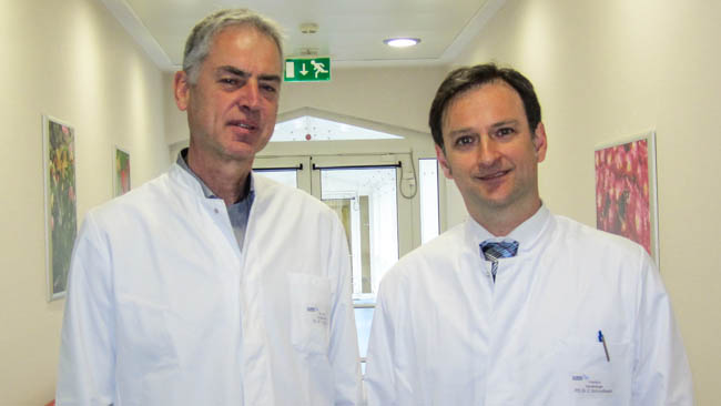von links: Gemeinsam im Verbund - Dr. Wolfram Turnwald und Chefarzt PD Dr. Christian Schindlbeck