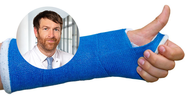 Dr. Florian Zoffl, Leitender Arzt der Unfallchirurgie an der Kreisklinik Bad Reichenhall